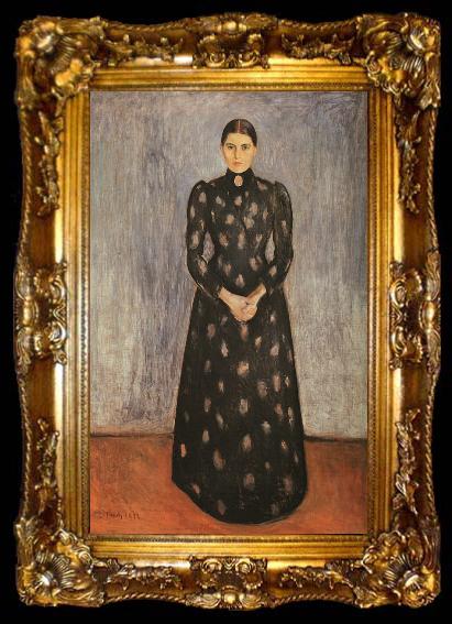 framed  Edvard Munch Sister Inger  nnn, ta009-2